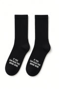 If You Can Read This Bring Wine Crew Socks