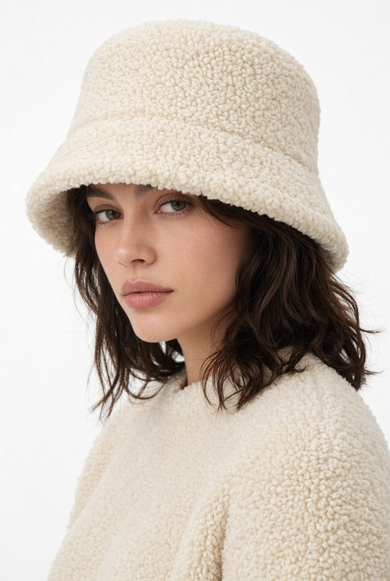 Teddy Sherpa Bucket Hat