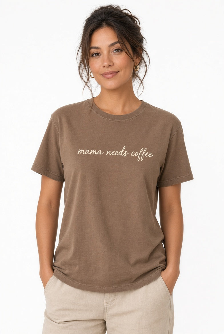 Mama Needs Coffee Comfort Tee