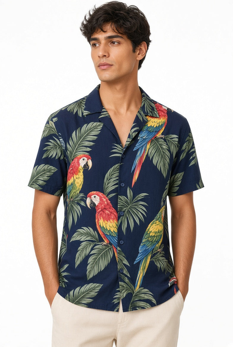 Tropical Vacation Button-Up