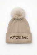 Hot Girl Walk Pom Beanie