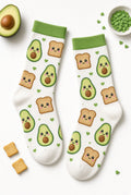 Avocado Toast Novelty Socks