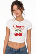 Cherry Bomb Y2K Baby Tee
