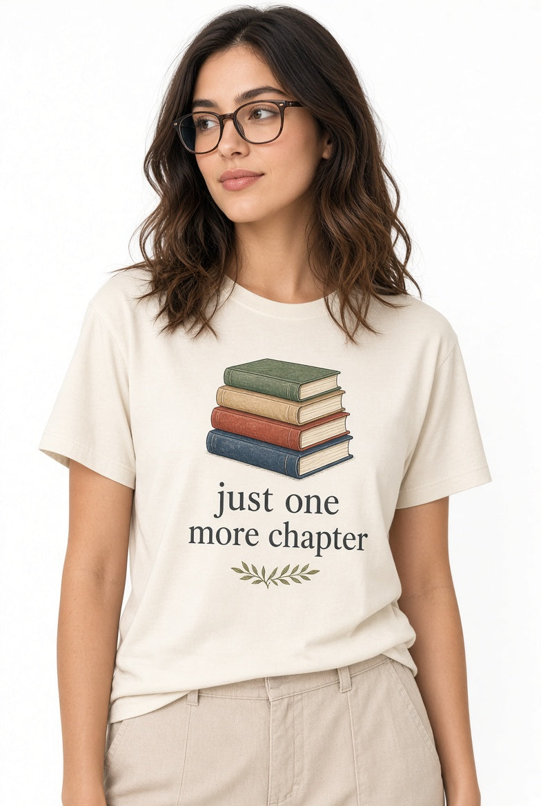 Just One More Chapter Bookish Tee